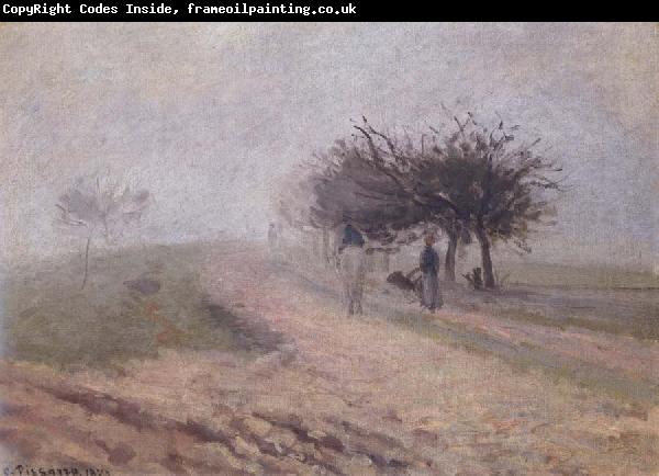 Camille Pissarro Effect of fog at Creil Effet de brouillard a Creil